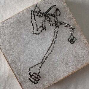 Kendra Scott Logo Necklace in Silver